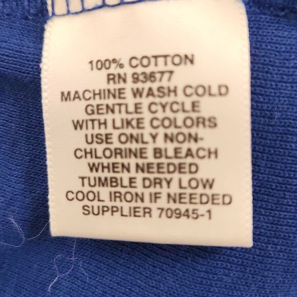 Liz Claiborne royal blue long sleeve top women's XL - Picture 4 of 4